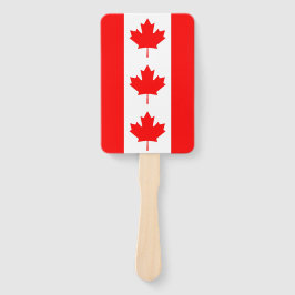 Reeks handventilatoren met vlag van Canada Handwaaier