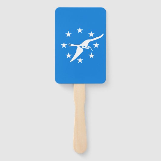 Reeks handventilatoren met vlag van Corpus Christi Handwaaier (Achterkant)