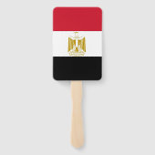 Reeks handventilatoren met vlag van Egypte Handwaaier (Achterkant)