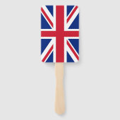 Reeks handventilatoren met vlag van het Verenigd K Handwaaier (Achterkant)