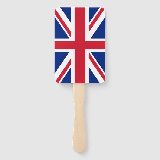 Reeks handventilatoren met vlag van het Verenigd K Handwaaier (Achterkant)