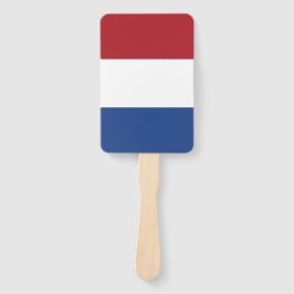 Reeks handventilatoren met vlag van Nederland Handwaaier