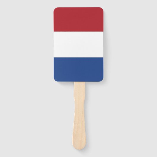 Reeks handventilatoren met vlag van Nederland Handwaaier (Voorkant)