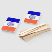 Reeks handventilatoren met vlag van New York City, Handwaaier (Niet-gemonteerd)