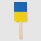 Reeks handventilatoren met vlag van Oekraïne Handwaaier (Achterkant)