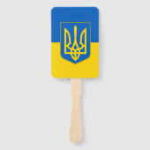 Reeks handventilatoren met vlag van Oekraïne Handwaaier (Voorkant)