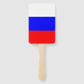 Reeks handventilatoren met vlag van Rusland Handwaaier (Achterkant)