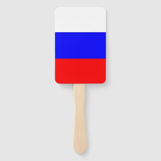 Reeks handventilatoren met vlag van Rusland Handwaaier (Achterkant)