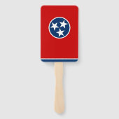 Reeks handventilatoren met vlag van Tennessee, Ver Handwaaier (Achterkant)