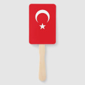Reeks handventilatoren met vlag van Turkije Handwaaier (Achterkant)