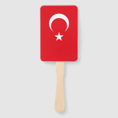 Reeks handventilatoren met vlag van Turkije Handwaaier (Voorkant)