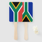 Reeks handventilatoren met vlag van Zuid-Afrika Handwaaier (Voorkant en achterkant)