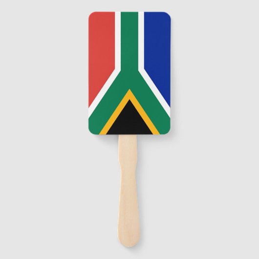 Reeks handventilatoren met vlag van Zuid-Afrika Handwaaier (Achterkant)