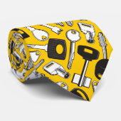 Reeks het Patroon van Sleutels Stropdas (Opgerold)