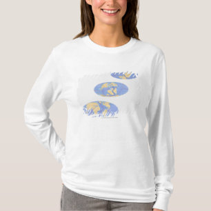 reeks illustraties van de aarde t-shirt