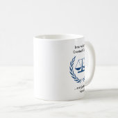 Reeks Internationaal Strafhof Koffiemok (Voorkant rechts)