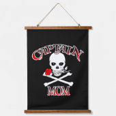 Reeks Kapitein Mam en Kapitein Pap Hangend Wandkleed (Voorkant)