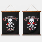 Reeks Kapitein Mam en Kapitein Pap Hangend Wandkleed (Dubbel)