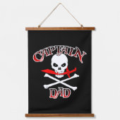 Reeks Kapitein Mam en Kapitein Pap Hangend Wandkleed (Voorkant 2)