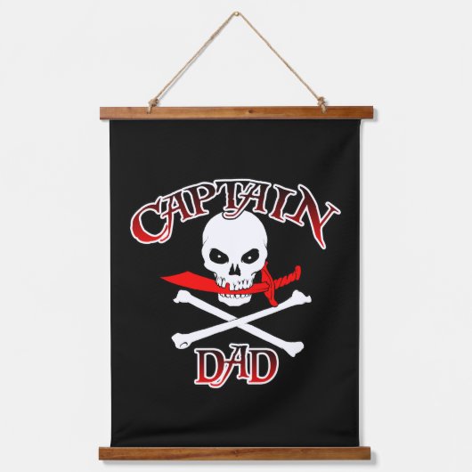 Reeks Kapitein Mam en Kapitein Pap Hangend Wandkleed (Voorkant 2)