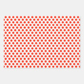 Reeks kerstboomkorren en pinguïns met inpakken inpakpapier vel (Voorkant 3)