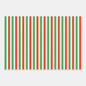 Reeks kerstboomkorren en pinguïns met inpakken inpakpapier vel (Voorkant 2)