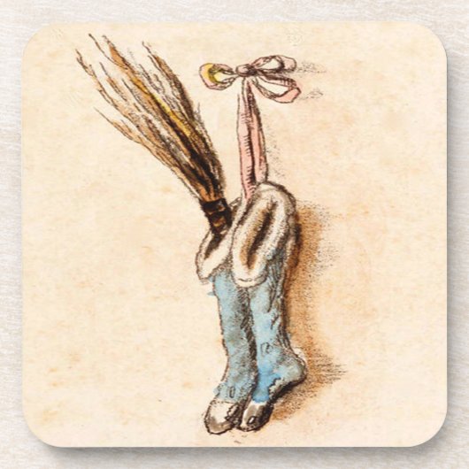 Reeks kerstcadeautjes met gevintpagina's van kurk- bier onderzetter (Voorkant)