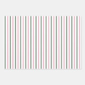 Reeks kerstpapier met Waterverf ompakken Inpakpapier Vel (Voorkant 3)