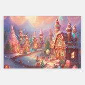 Reeks kerstpapier van 3 inpakpapier vel (Voorkant 3)