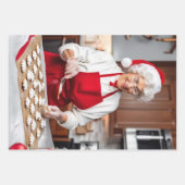 Reeks kerstpapier van 3 inpakpapier vel (Voorkant)