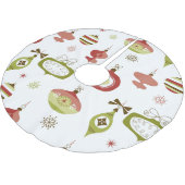 Reeks kerstversieringen met Retro Kerstboom Rok (Gekanteld)