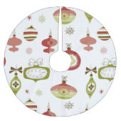 Reeks kerstversieringen met Retro Kerstboom Rok (Voorkant)