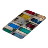 Reeks kleurrijke voordeuren op Malta Magneet (Linkerzijde)