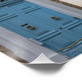 Reeks kleurrijke voordeuren op Malta Perfect Poster (Hoek)