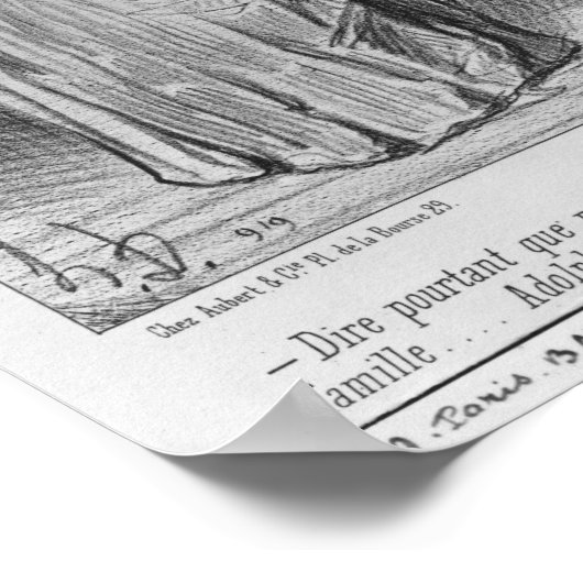 Reeks "Les Bons Bourgeois" Poster (Hoek)