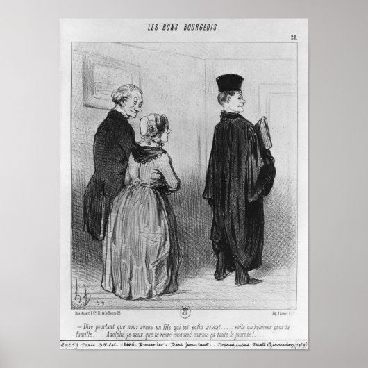 Reeks "Les Bons Bourgeois" Poster (Voorkant)