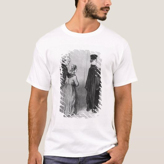 Reeks "Les Bons Bourgeois" T-shirt (Voorkant)