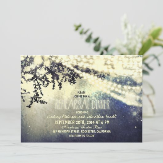 reeks lichtjes rustic repetitief diner kaart (Staand voorkant)