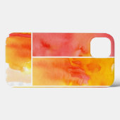 Reeks met de hand geschilde abstracte waterverf Case-Mate iPhone case (Achterkant (horizontaal))