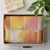 Reeks met de hand geschilde abstracte waterverf tissuepapier (Geschenk)