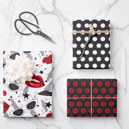 Reeks mode Beauty Wrapping Paper (Voorkant)