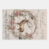 Reeks ompakken papier (3)  thema Kerstmis 04 Inpakpapier Vel (Voorkant)