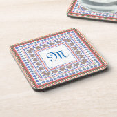 Reeks Onderzetters vouwtekenstijlrand (Linkerzijde)