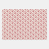 Reeks papier voor het ompakken van harten inpakpapier vel (Voorkant 3)