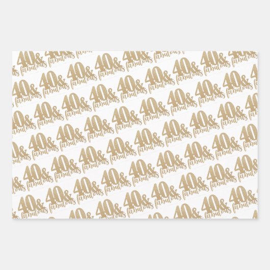 Reeks papier voor veertig- en handig ompakken inpakpapier vel (Voorkant 3)