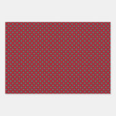 Reeks, papieren vlecht, vlecht, tartan, patroonvle inpakpapier vel (Voorkant)