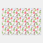 Reeks, papiervruchten, fruitpapier inpakpapier vel (Voorkant)