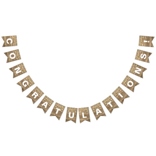 reeks partijlichten op bijtend hout vlaggetjes (Alle)