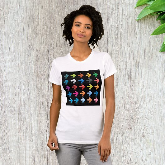 Reeks pijlen vrouwen T-shirt