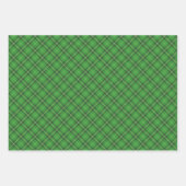 Reeks rood, groen, geel omslagpapier van 3 inpakpapier vel (Voorkant 3)